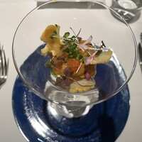 ル・ニコ・ア・オーミナミ - ウニ、鱒卵、カラスミ、カリフラワー