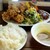 ウオカネ - 料理写真:究極の大人のお子様ランチ(から揚げ&ライス＆ハンバーグ)は1410円でした