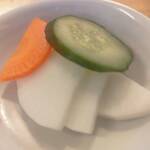 博多天ぷら専門店 おひるごはん - 小鉢（お新香）