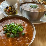 kariyuzuriha - スープ豆カレーとチキンカレーの２種類