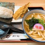 極楽うどん Ah-麺 - 極楽昆布おにぎりSet （1000円）