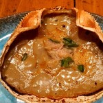 Kanijigoku - カニ味噌甲羅焼