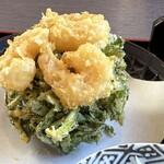 こやま - 海老と春菊のかき揚げ