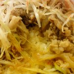 すき家 - しらがネギ牛丼のメガ盛り