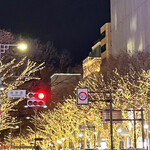 割烹 隆 - おまけ。クリスマスイルミネーションが綺麗です