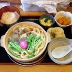 Kayo san - けんちん汁鍋うどんセット（600円）