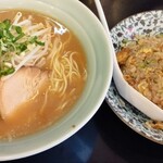 なるみラーメン - 半チャンセット