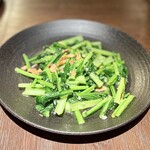 中国料理 チャイナシャドー - 青菜の石垣の塩炒め ニンニク風味