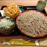 味奈登庵 - 海鮮かき揚げそば