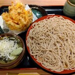 味奈登庵 - 海鮮かき揚げそば