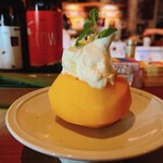 愛とへいわ - 種なし柿とマスカルポーネ