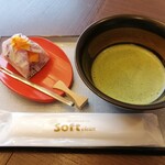 日光　千姫物語 - ウエルカムドリンク…お抹茶とお菓子♪