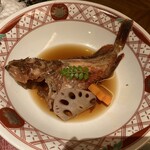 ホテルニューアワジ - ガシラの煮付け