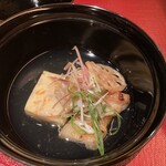 ホテルニューアワジ - 錦秋鰻と栗南瓜真薯の生姜餡かけ