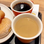 Mister Donut - カフェオレとブレンドコーヒー