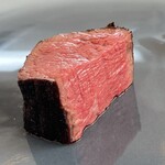 プレゼンテ スギ - -25度の冷温、常温、高温で調理されたフィレ肉