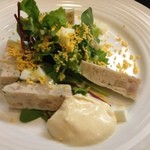 サンフォコン - 仔兎のムスリーヌとサラダミモザ風