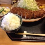 とんかつ桂 - 上ロースかつ定食