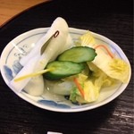 とんかつ桂 - 漬物