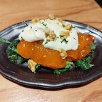 オケイブルワリー - あんぽ柿と春菊の白和え660円