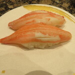 がってん寿司 - 蒸しずわい蟹