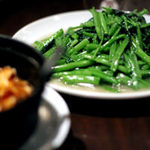 Takekuma - 栄養たっぷり空芯菜の塩味炒め