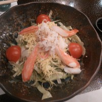 鰻割烹 伊豆栄 本店 - カニサラダ