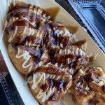 たこの駅 - たこ焼き　ソースマヨ2個たべちゃった