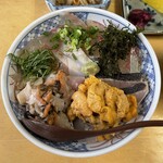 Hanafusa - 古事記ウニ入丼