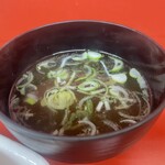 鶴廣 - チャーハン800円につくスープ