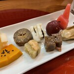 巽蕎麦 志ま平 - 八寸のアップ①