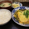 三ツ輪食堂 - 肉巻き定食