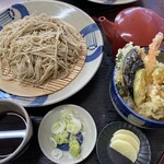 光雲 - ランチサービス　ミニ天丼もり蕎麦1,200円