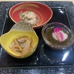 京都 鮨 桃の木 - 前菜3種
