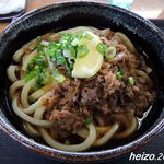 本格手打うどん はゆか - 肉ぶっかけ冷２玉