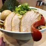 拉麺大公 - 特製焦がし醤油ラーメン(大盛り)