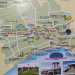 浪川製菓 - 飯岡駅にある観光地図
