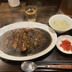 肉食堂 最後にカツ。 - 