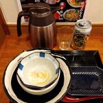 俺の中華たなか家 - 勿論綺麗✨に完飲❗完食❗❗ポットの中身は熱々スープ割り用スープ♬