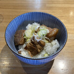 Shinasoba Nakajima - 角煮ご飯