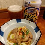 俺の中華たなか家 - 先着は「のどごし生」が「サービスおつまみホルモン煮」と共に着缶＼(^o^)／