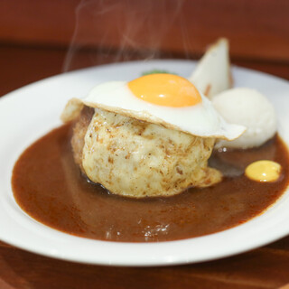 ハンバーグ食堂 榎本よしひろ商店 - 料理写真:オリジナルチーズハンバーグ目玉とチーズ☆