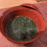 代官山ひなた - あおさの味噌汁
