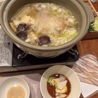 下鴨茶寮 本店 - 鍋の準備