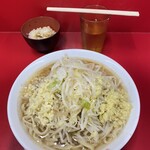 ラーメン二郎 - 小 麺少なめ・ニンニク＆生姜+おろしポン酢