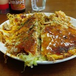 いっちゃん家 - 肉玉そばダブル (税込)850円 ※角度を変えて (2023.12.24)