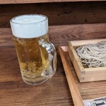 中村麺兵衛 - 生ビール