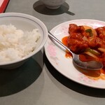 牡丹園 - 酢豚定食