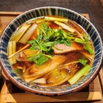 蕎麦 つきのうさぎ - 鴨南蛮蕎麦