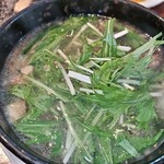 焼肉冷麺やまなか家 - CMにつられ、温麺！塩味テールスープが熱々旨い！